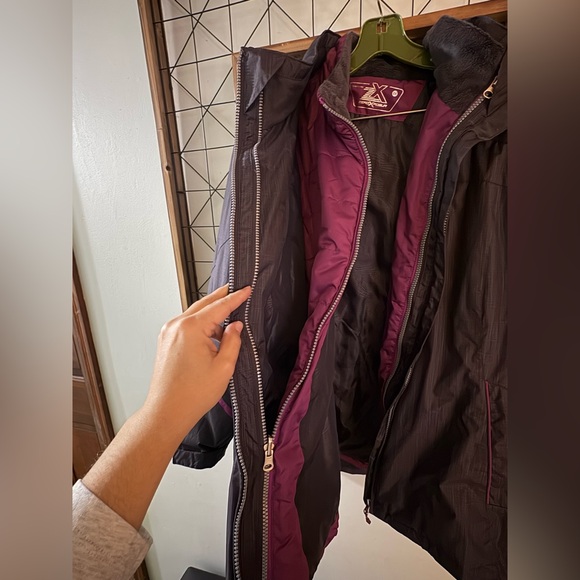 Womens Plus Size Winter Coat - Picture 4 of 5